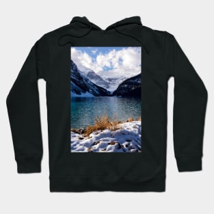 The Blues and Golds of Lake Louise Hoodie